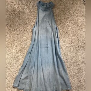 Cloth & Stone Light Blue Soft Denim Dress